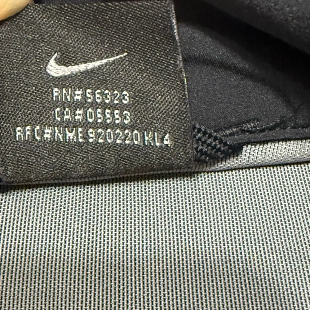 Nike Lightweight Jacket Full Zip Windbreaker Back Vent  Black Gray Men’s size M